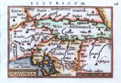 ORTELIUS, ABRAHAM: MAP OF SLAVONIA